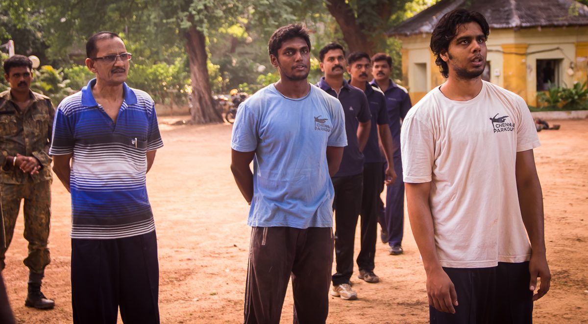 Armed forces & tactical fitness at Chennai Parkour 3