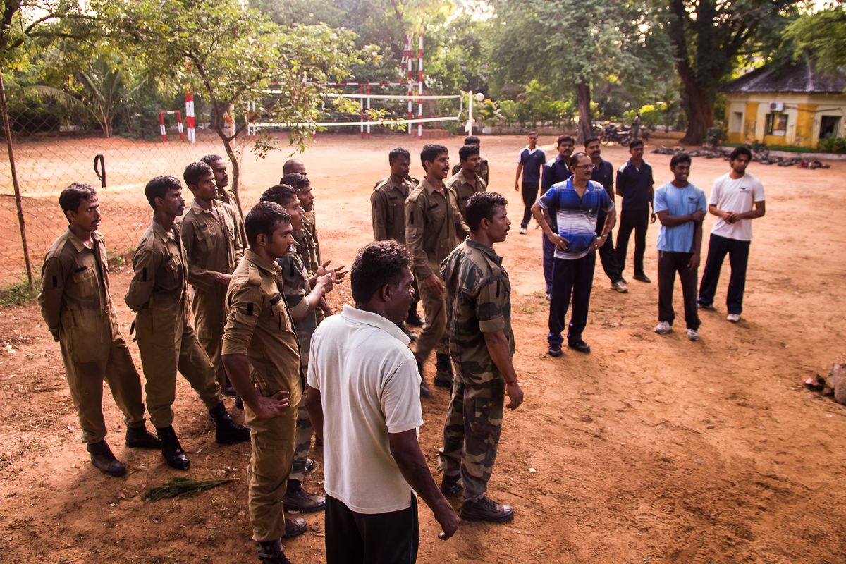 Armed forces & tactical fitness at Chennai Parkour 1