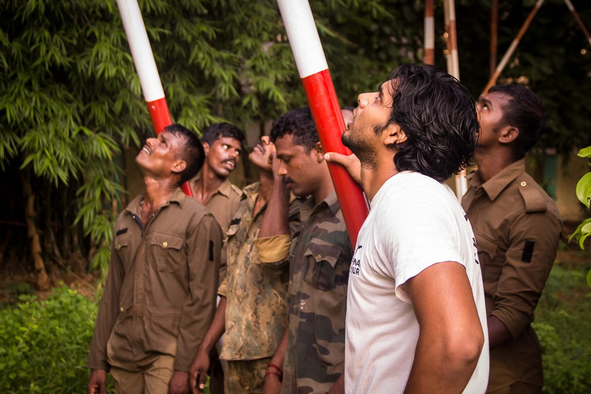Armed forces & tactical fitness at Chennai Parkour 2