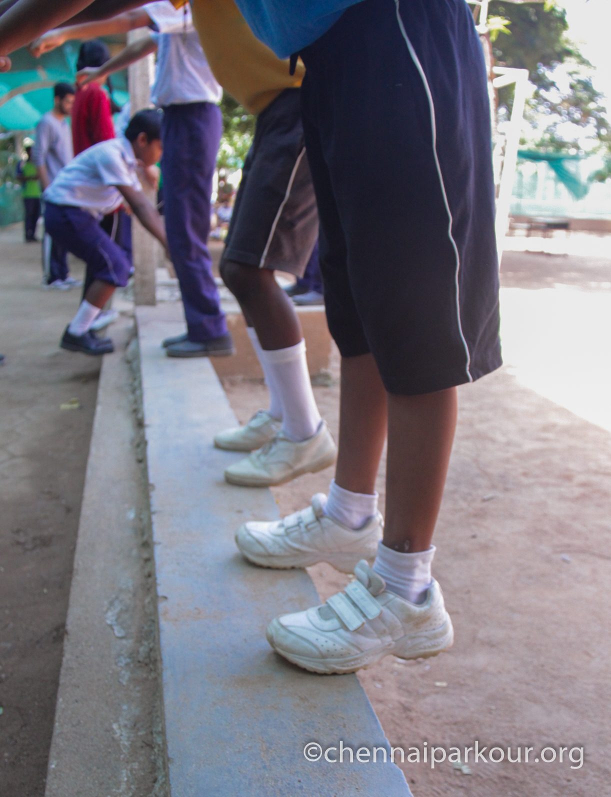School movement program & workshop at Chennai Parkour 3